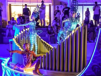 Spectacle nocturne Land of Legends à Konakli